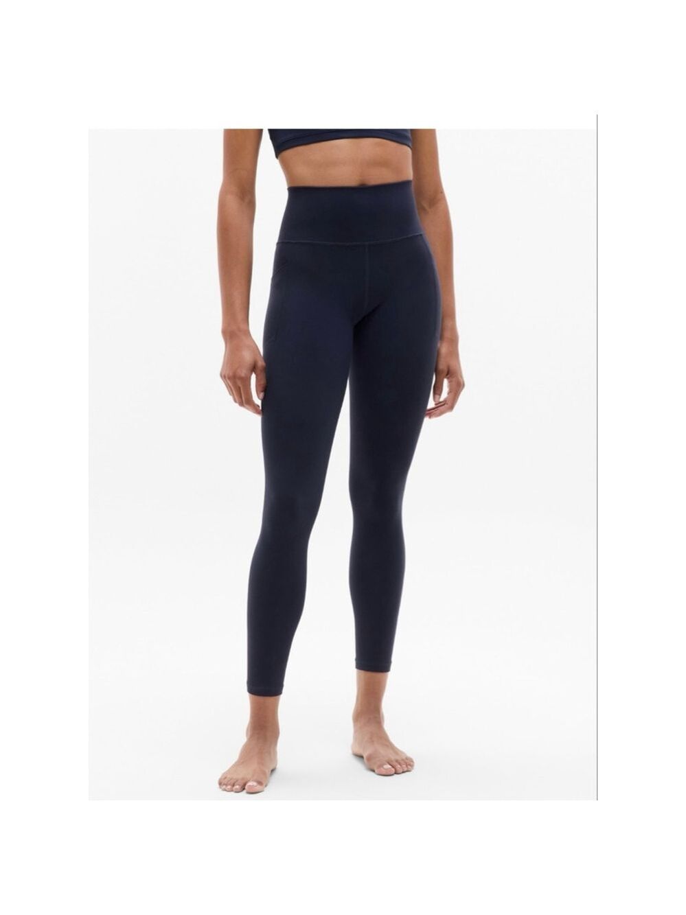 Women's Athleta Salutation Stash High Rise 7/8 Legging XS Black